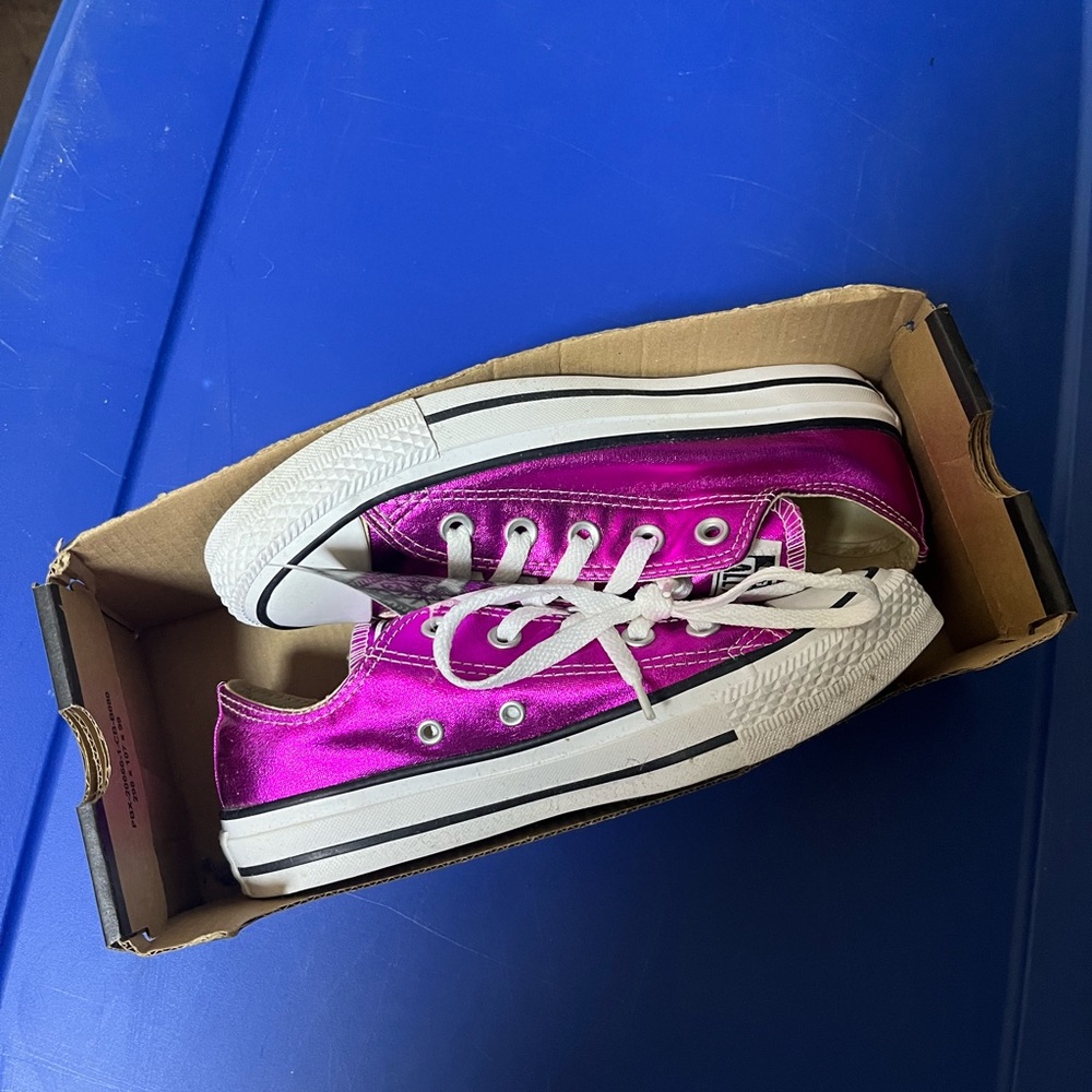 Converse low tops CTAS OX Magenta Glow - Picture 3 of 5